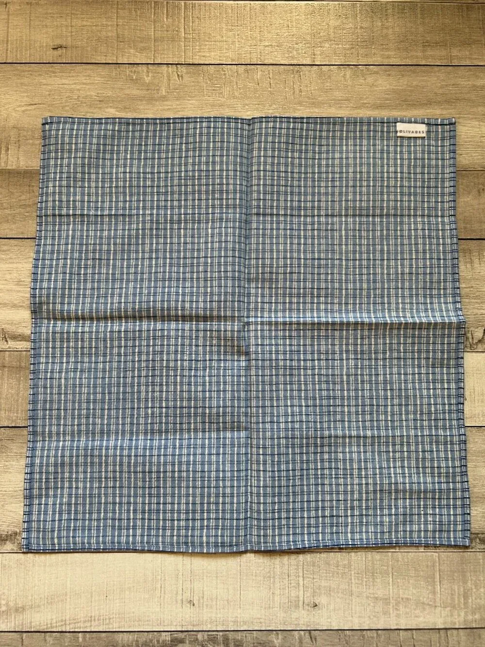 4 Olivades France Plaid Dinner Napkins 17